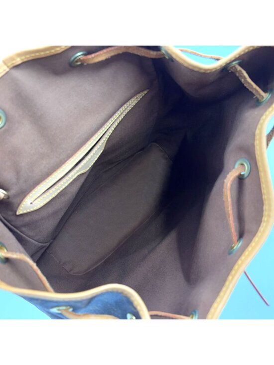 Louis Vuitton Montsouris GM Monogram Leather Brown Light Backpack Gold main image 7